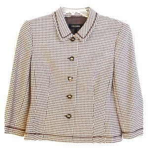 Escada Brown houndstooth suit!
